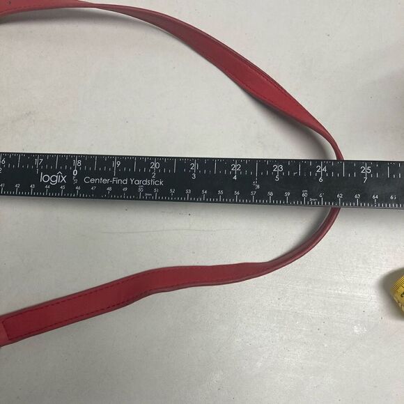 BADGLEY MISCHKA Women’s Red Crossbody Studded Quilted New With Tags 8.5X3X6.5 - Picture 5 of 12